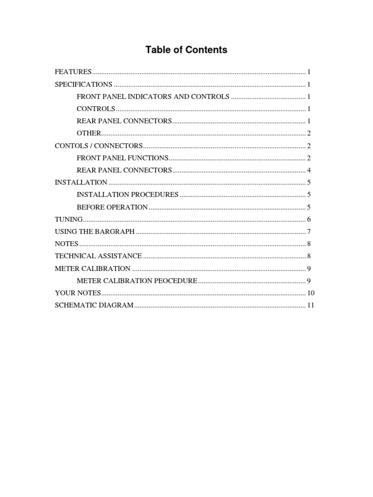 Vectronics HFT-1500 Antenna Tuner Manual | PDF | Antenna (Radio ...