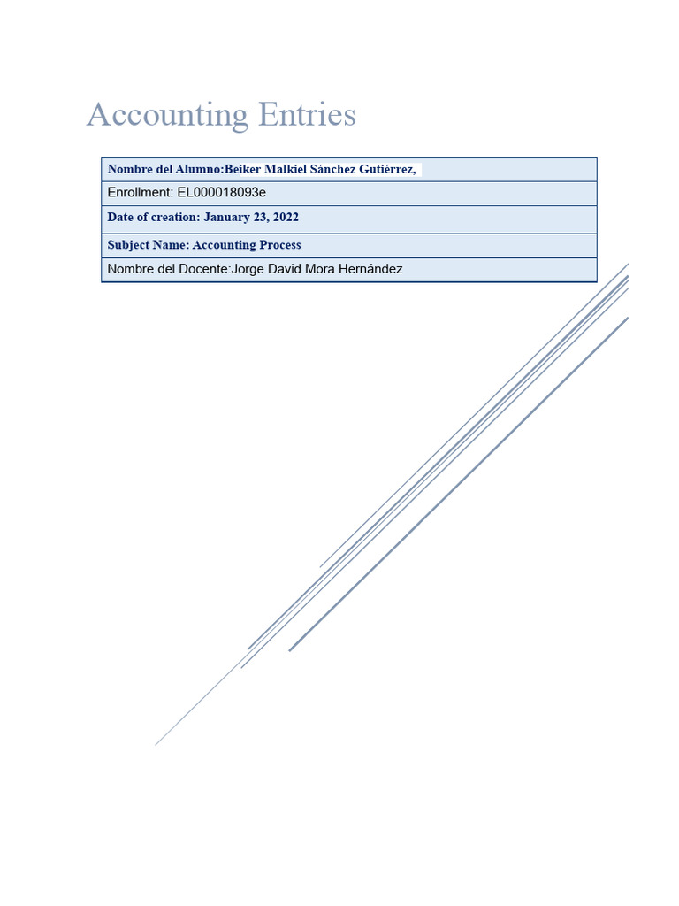 Accounting Exercises and Entries Guide | PDF | Banks | Cost Of Goods Sold