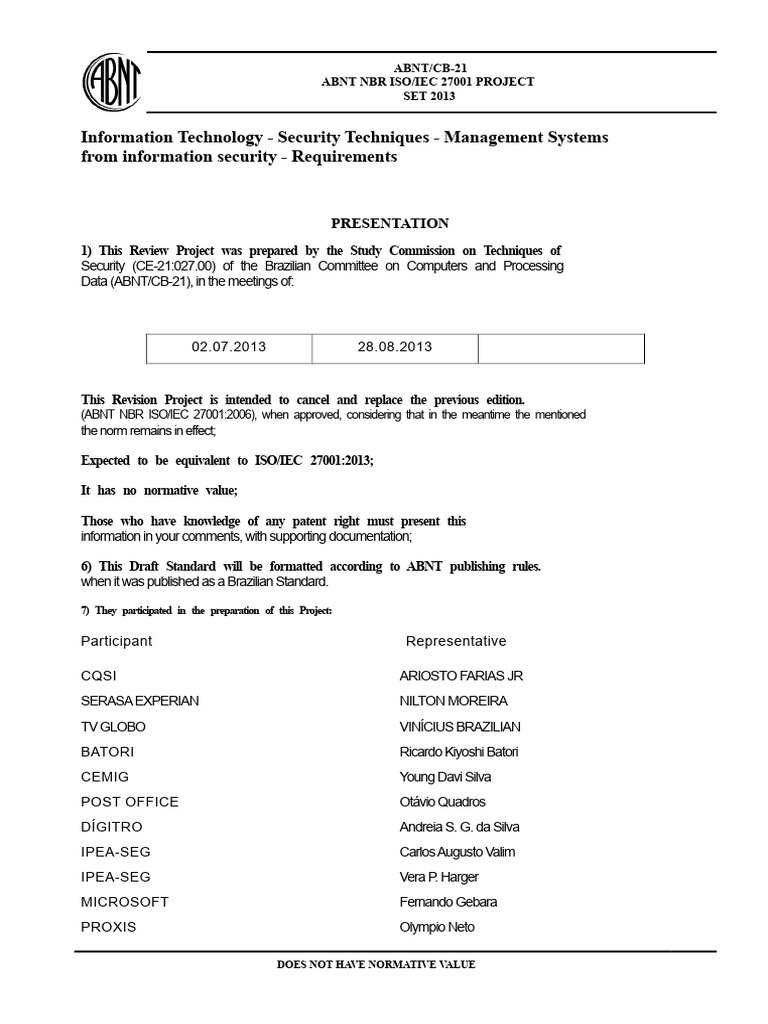 Iso 27001 2013 PDF | PDF | Information Security | Audit