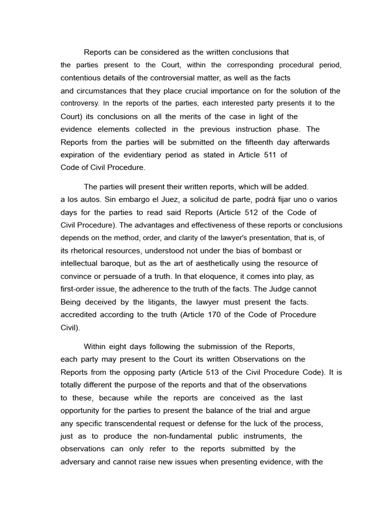 Understanding Court Reports and Observations | PDF | Appeal | Appellate ...