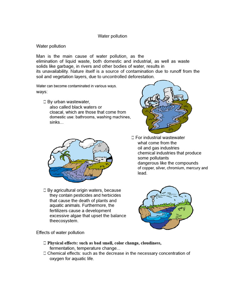 Water Pollution | PDF | Water Pollution | Water