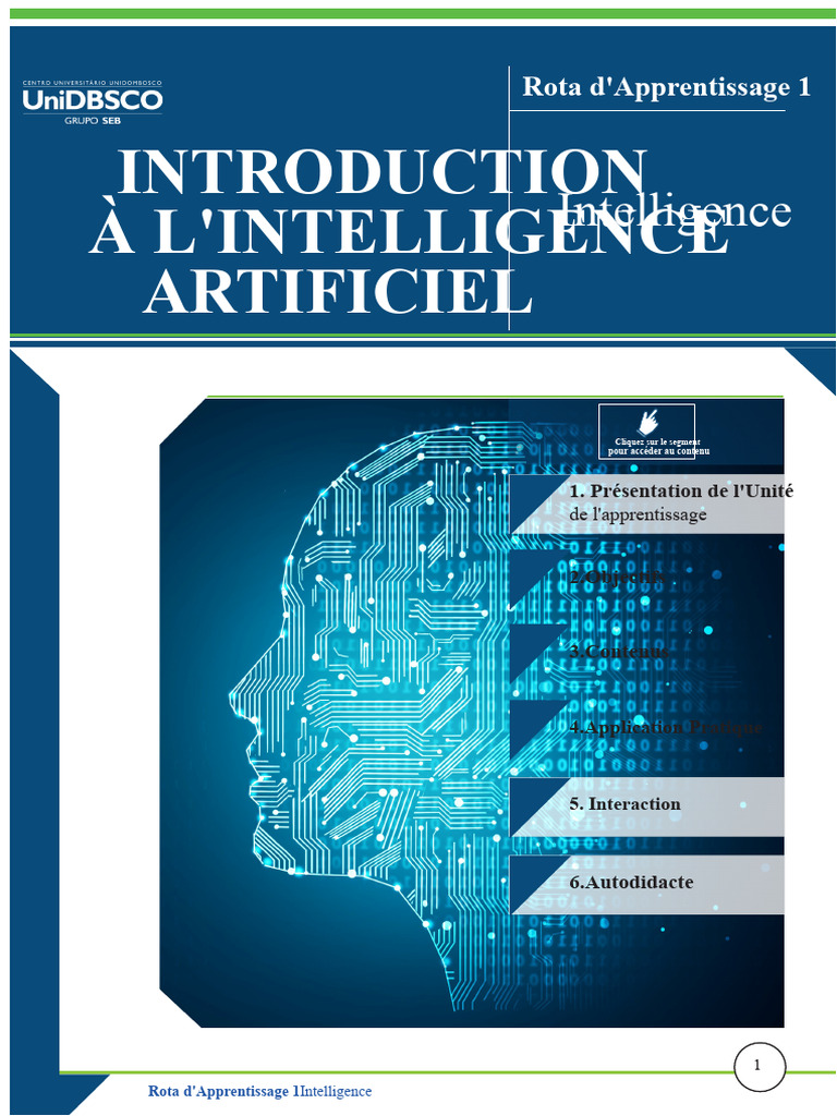 Introduction à l'Intelligence Artificielle | PDF | Intelligence ...