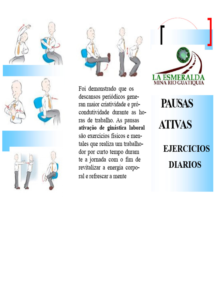 Benefícios das Pausas Ativas no Trabalho | PDF