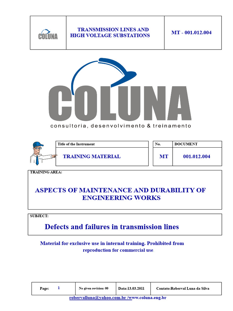 Transmission Line Defects and Failures | PDF | Electric Power ...