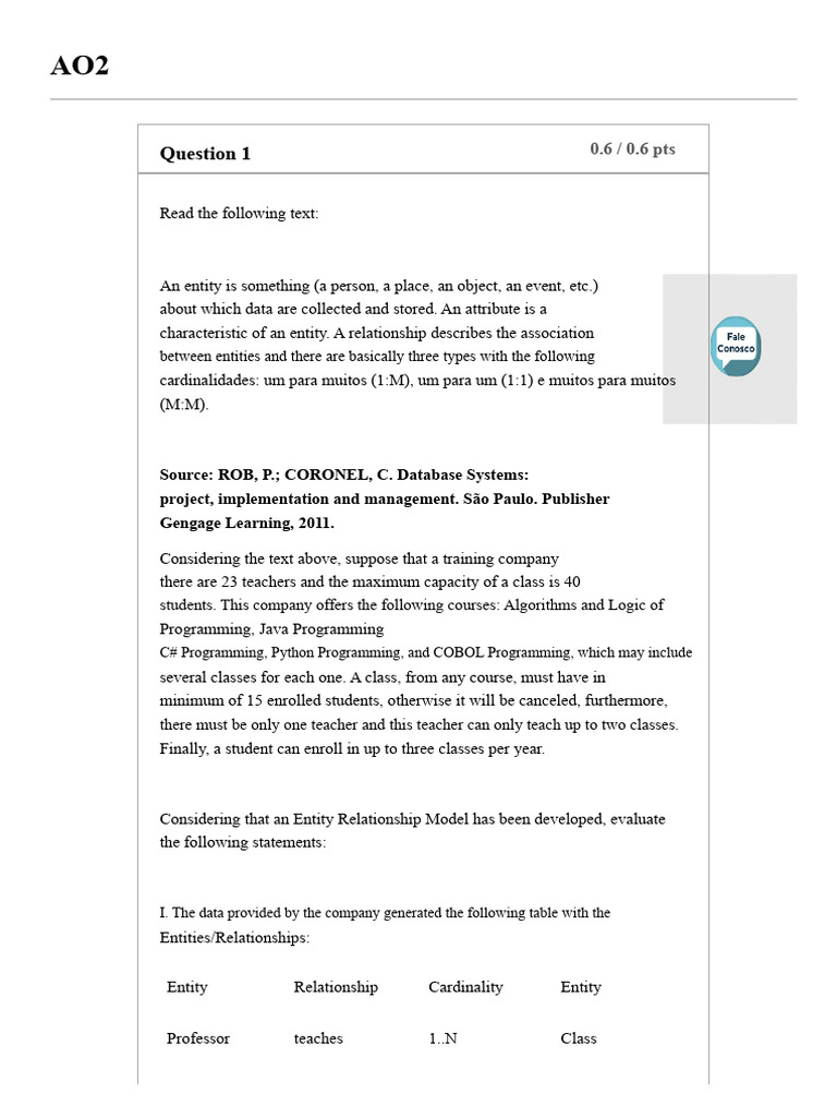 Ao2 Structure and Data Modeling FAM | PDF | Databases | Computer Data