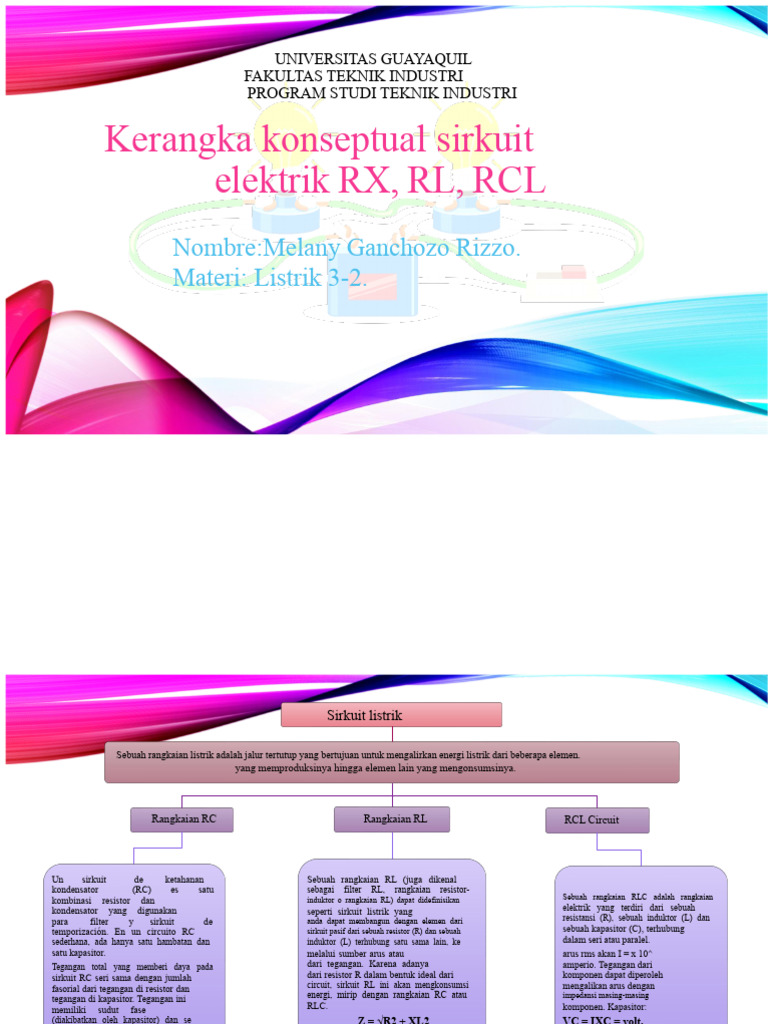 Konsep Sirkuit RC, RL, dan RLC | PDF