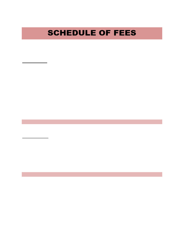8 Breakdown of Fees Motorcycle | PDF