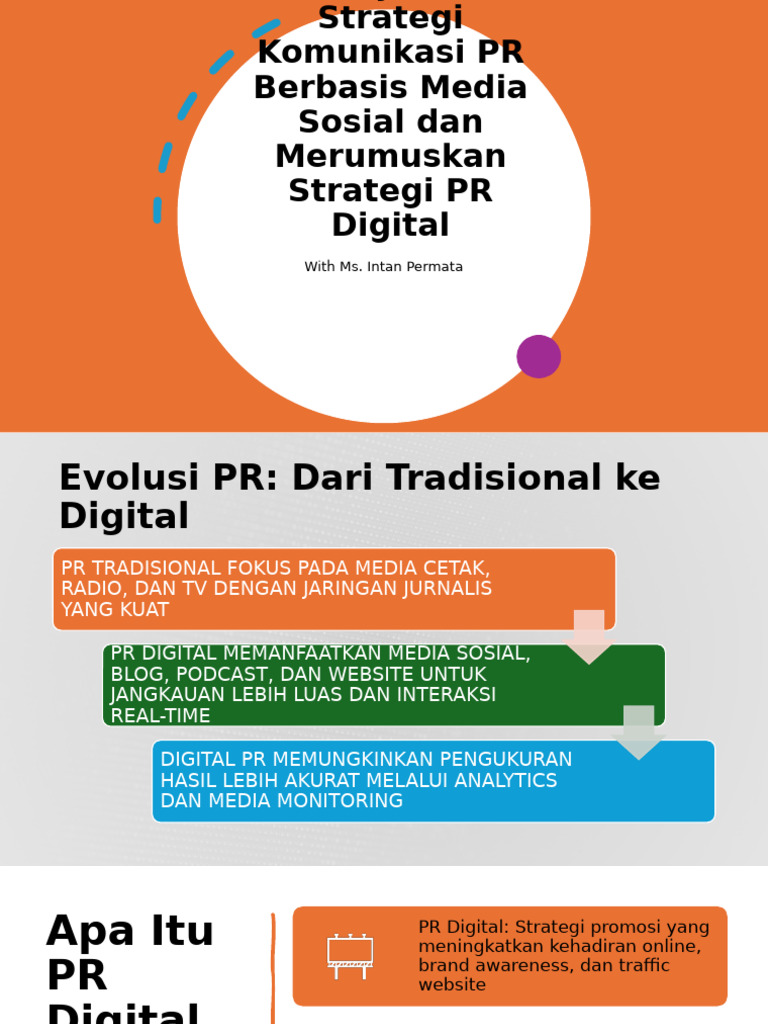 Manajemen PR - Menyusun Strategi PR Digital | PDF