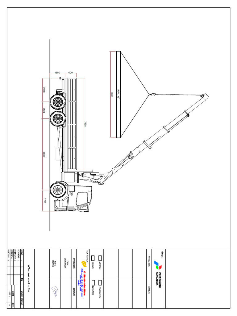 Lifting Hyap Crane 10 Ton Pipa 6 Meter | PDF