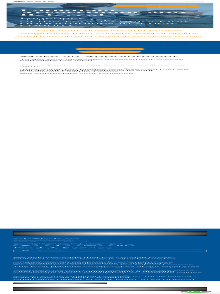 English Programs - CCLC | PDF