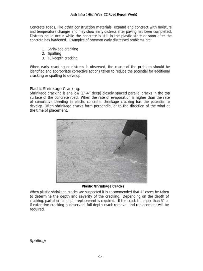 Methods Procedures For Maintainance and Repair of PCC Pavements - 6 ...