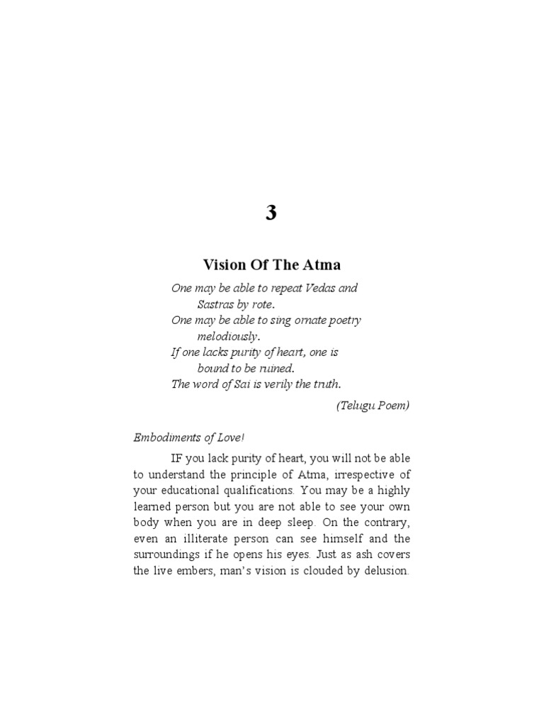 Understanding the Atma Principle | PDF | Ātman (Hinduism) | Divinity