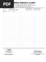 Urinalysis Laboratory Report Form | PDF