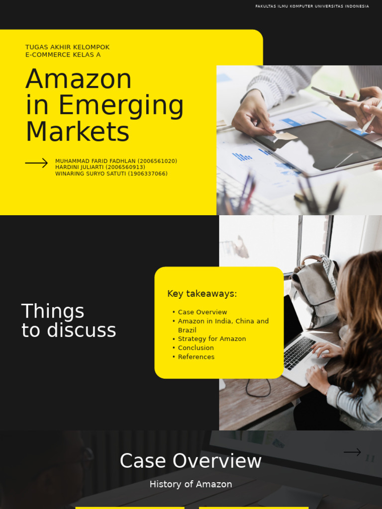 Amazon in Emerging Markets | PDF | Business | Economies