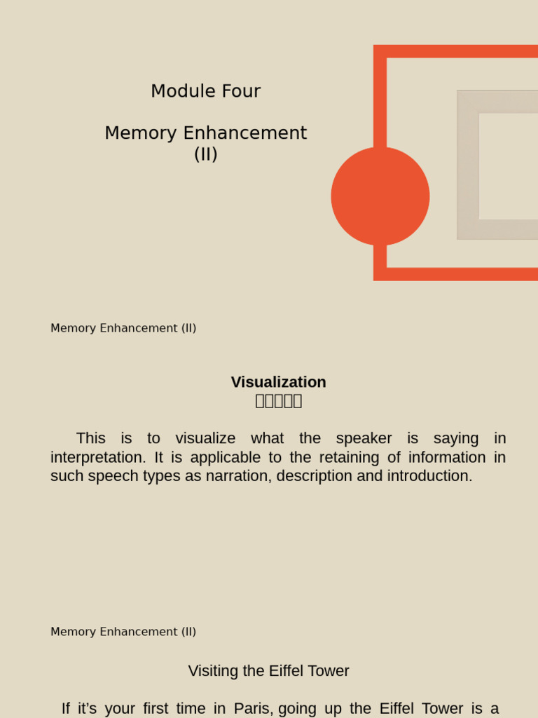 Memory Enhancement (II) | PDF