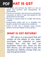 GST101A Return Form Instructions | PDF | Value Added Tax | Taxes