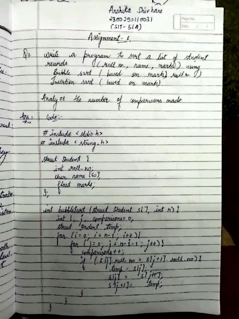 Daa Assignment 1 | PDF