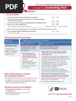 ASQ Suicide Risk Assessment Guide | PDF | Suicide | Mental Health
