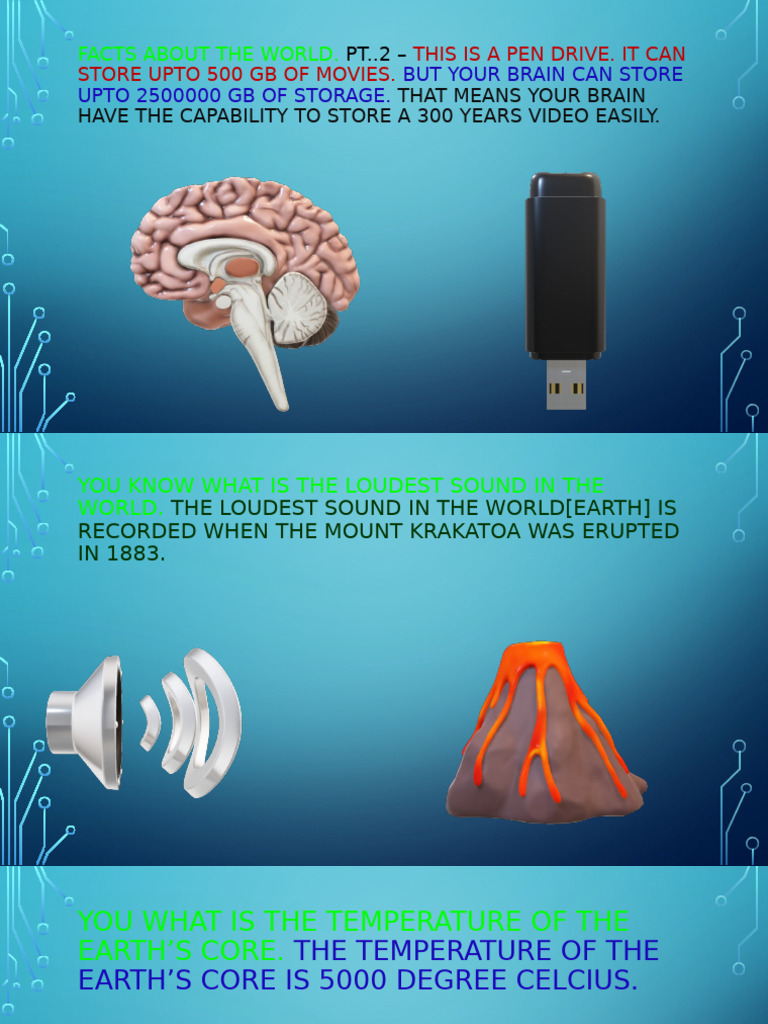 Fascinating World Facts and Insights | PDF