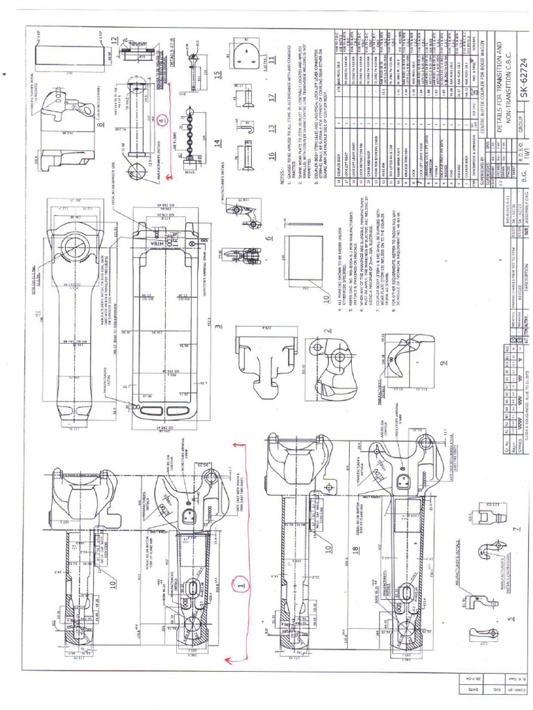 CBC Coupler Details SK-62724 | PDF