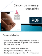 Cáncer de Mama y Cuello Uterino en Gestación