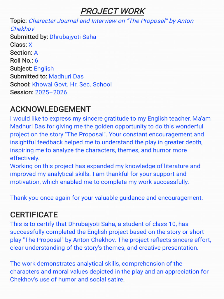 English Project | PDF