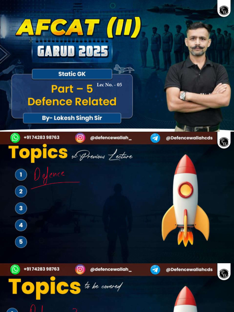 GK Static 05 Class Notes | PDF