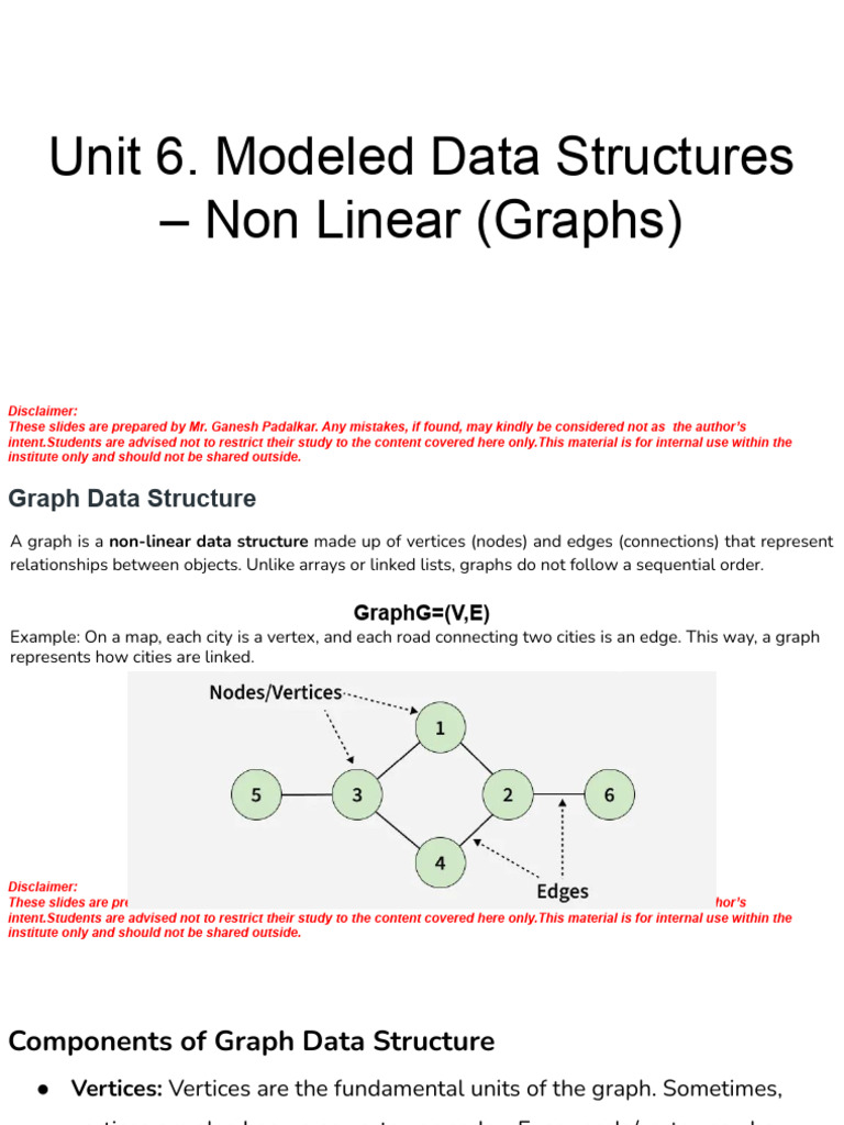 Understanding Graph Data Structures | PDF | Vertex (Graph Theory ...