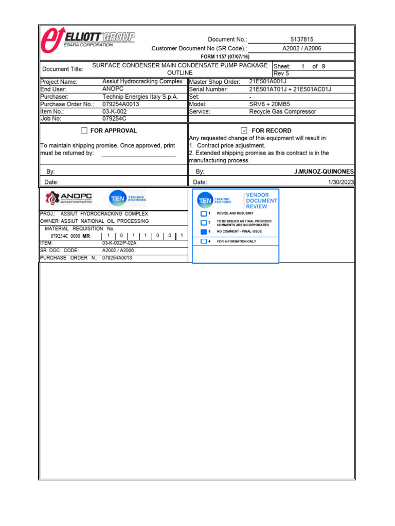 For Record For Approval: FORM 1157 (07/07/16) | PDF