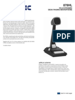 Astatic Microphone 878hl PDF