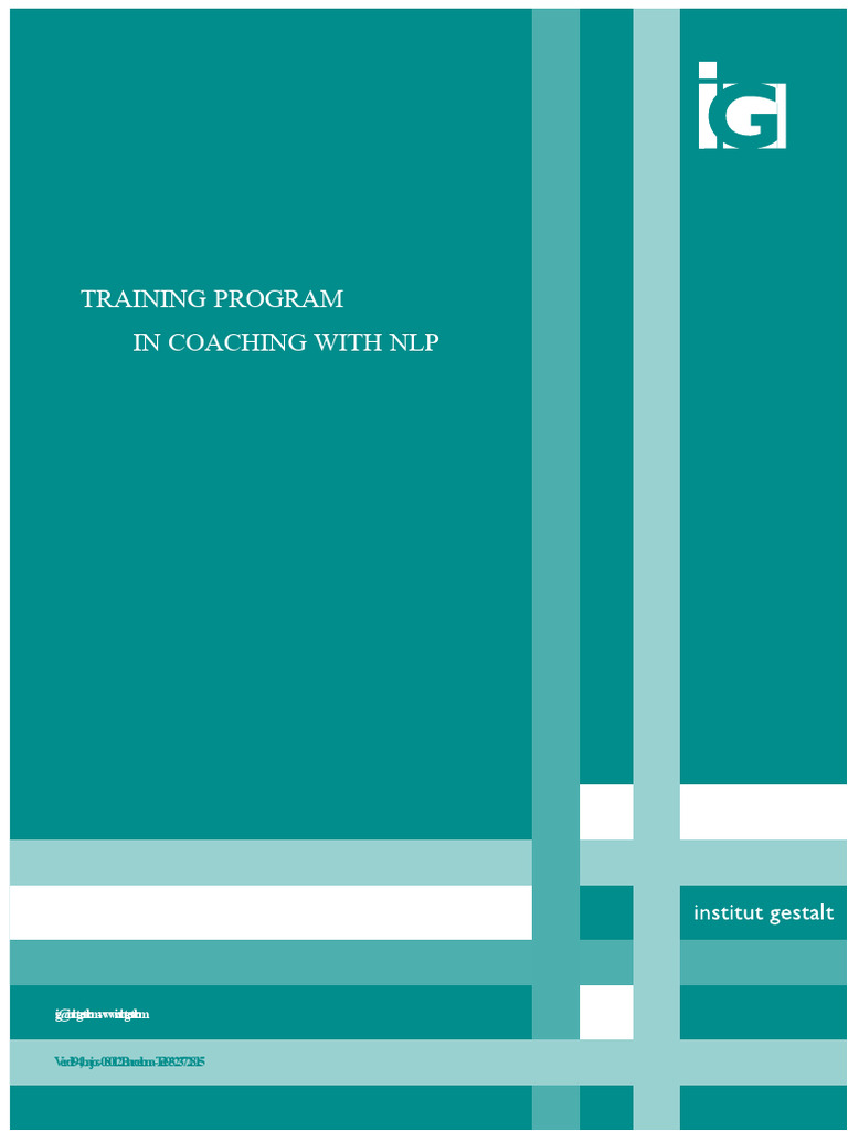 NLP Coaching Training Program Overview | PDF | Neuro Linguistic ...