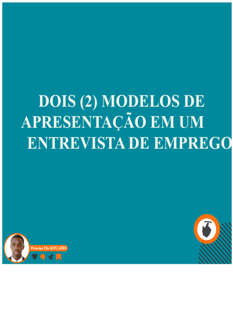 Modelos de Apresentação em Entrevistas | PDF