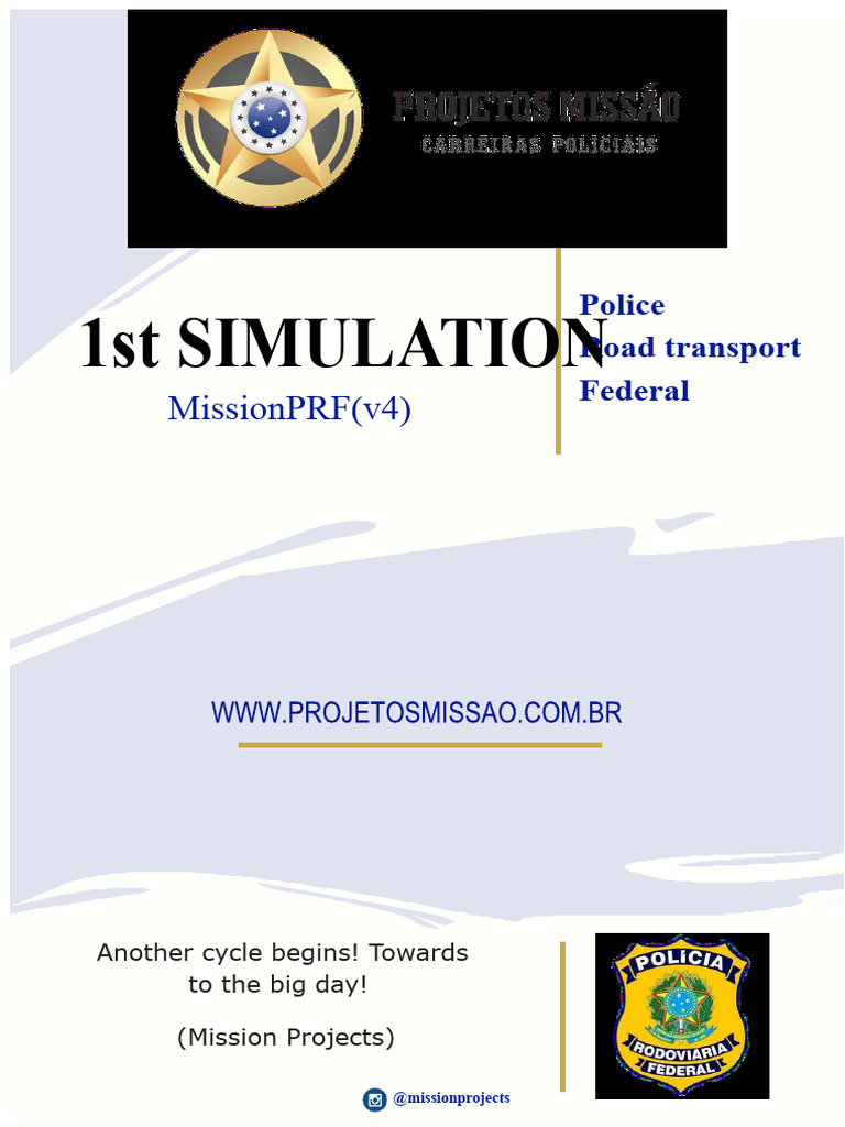 PRF 1st Simulation Instructions Guide | PDF | Crimes | Crime & Violence