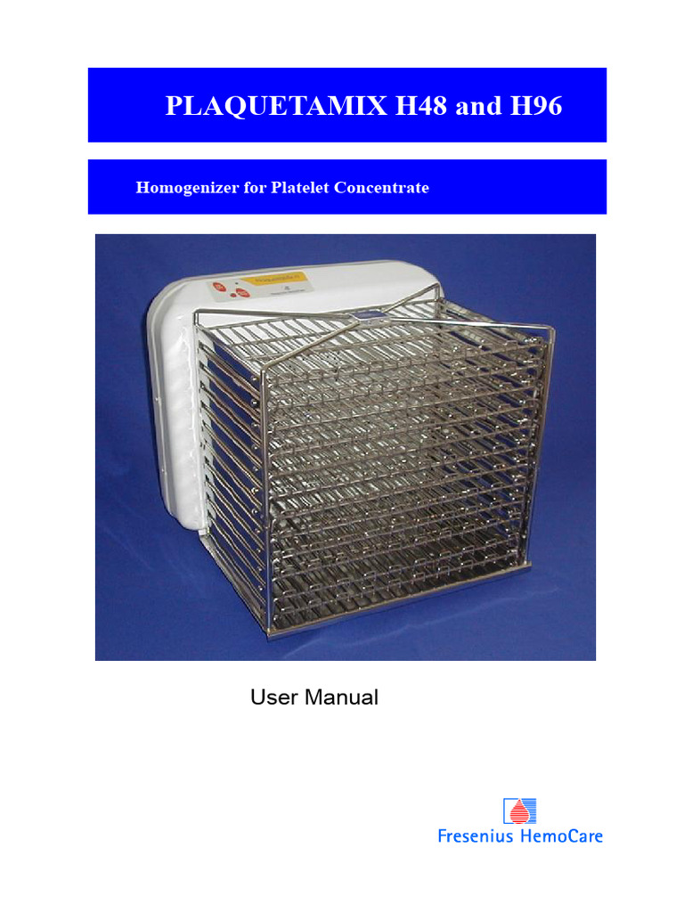 PLAQUETAMIX H48 H96 User Manual | PDF | Fuse (Electrical) | Mains ...