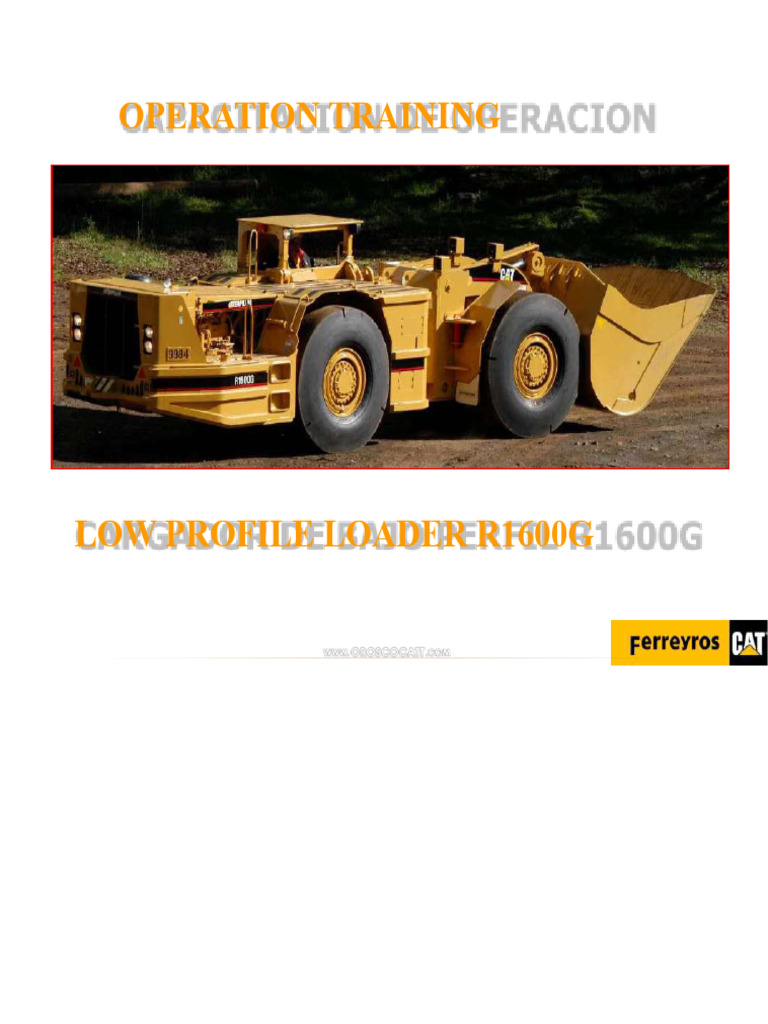 R1600G Loader Operation Training Guide | PDF | Automatic Transmission ...
