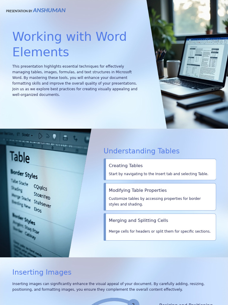 Working With Word Elements | PDF | Proofreading | Page Layout