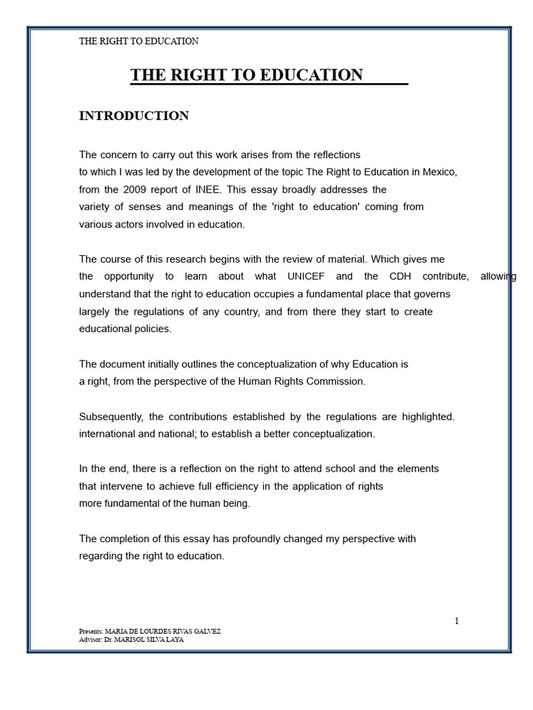 Understanding Mexico's Right to Education | PDF | Teachers