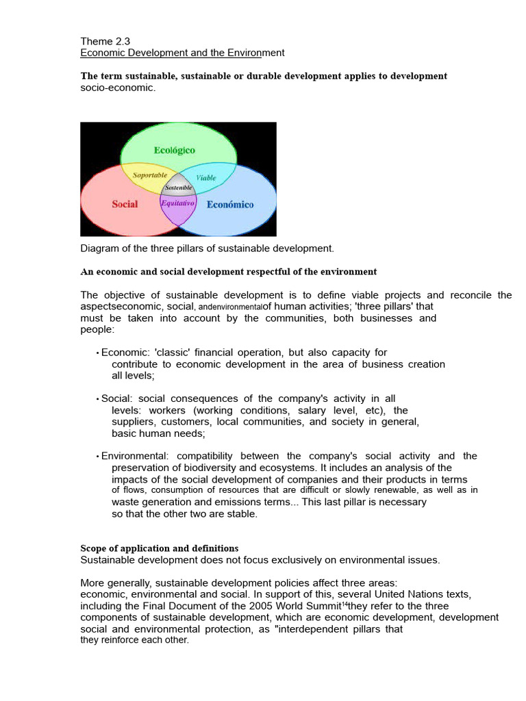 Sustainable Development and Eco-Efficiency | PDF | Sustainability ...