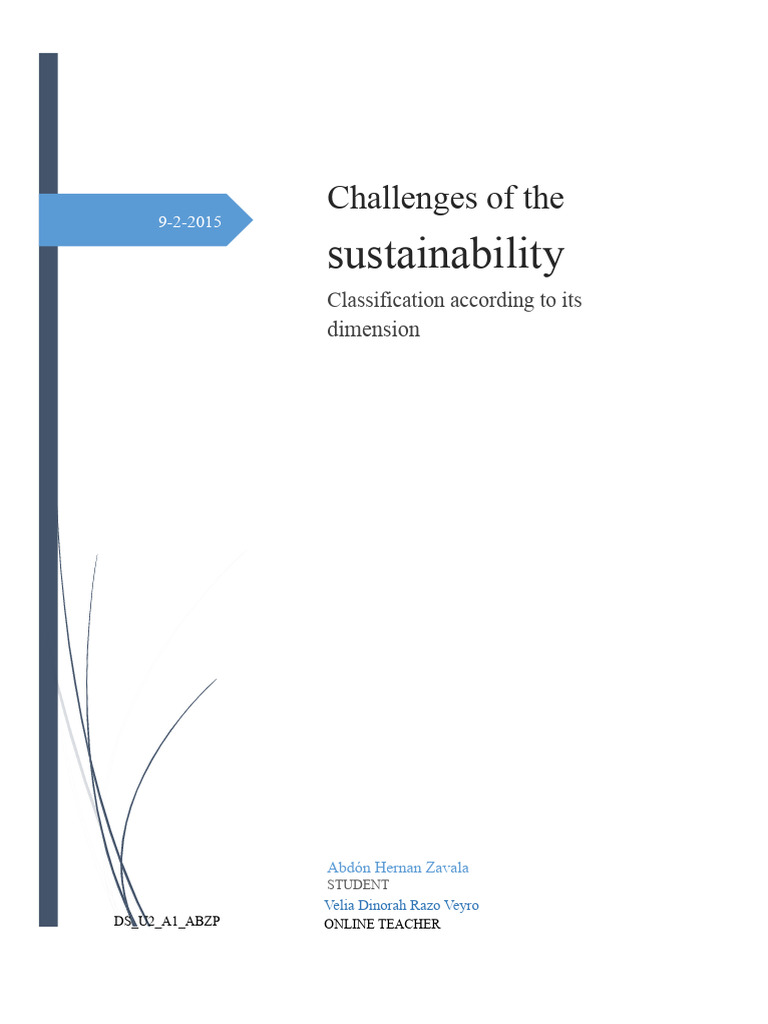 Challenges in Sustainable Development | PDF | Sustainability ...