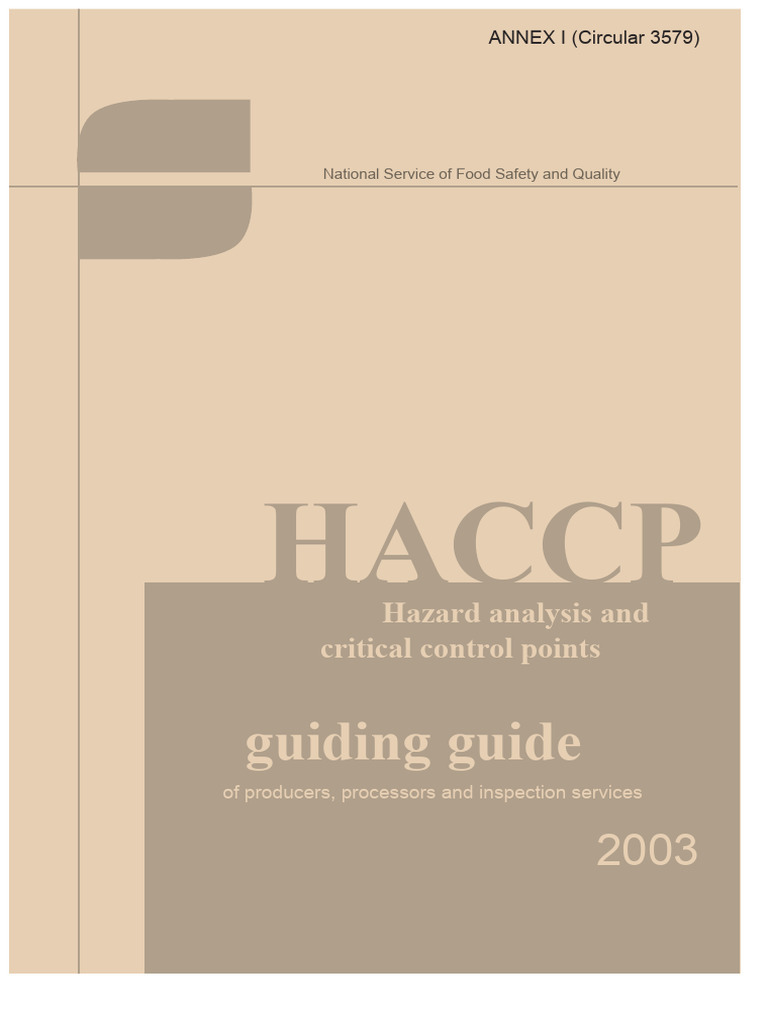 HACCP Guidance for Food Safety Compliance | PDF | Hazards | Risk