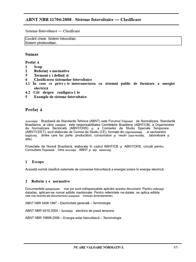 Abnt NBR 11704 | PDF