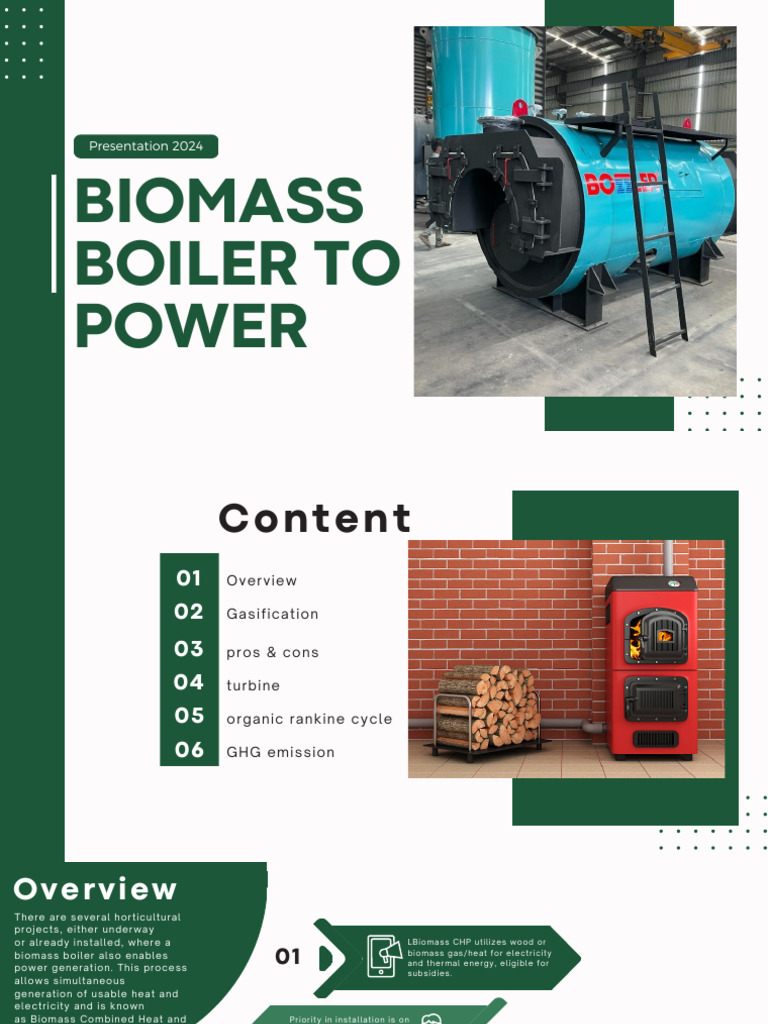 Biomass CHP: Gasification & Technologies | PDF | Cogeneration ...