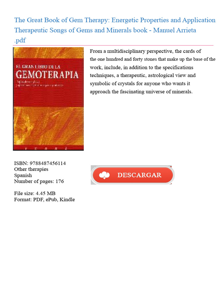 Gem Therapy: Properties & Applications | PDF