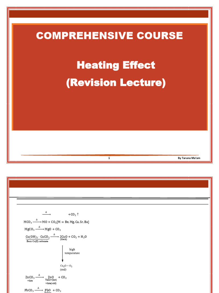Heating Effect (Revision Lecture) - 2 - 251116 - 202839 | PDF
