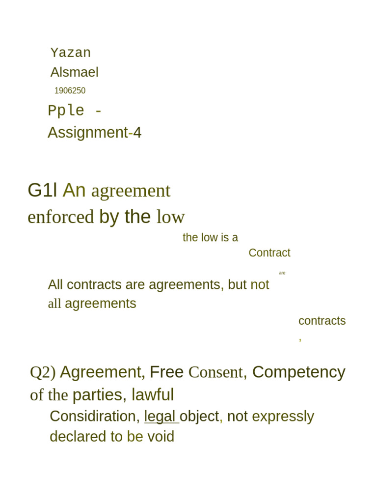 Contract Law and Environmental Protection | PDF | Pollution ...