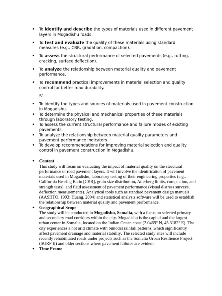 To Identify and Describe The Types of Materials Used in Different ...