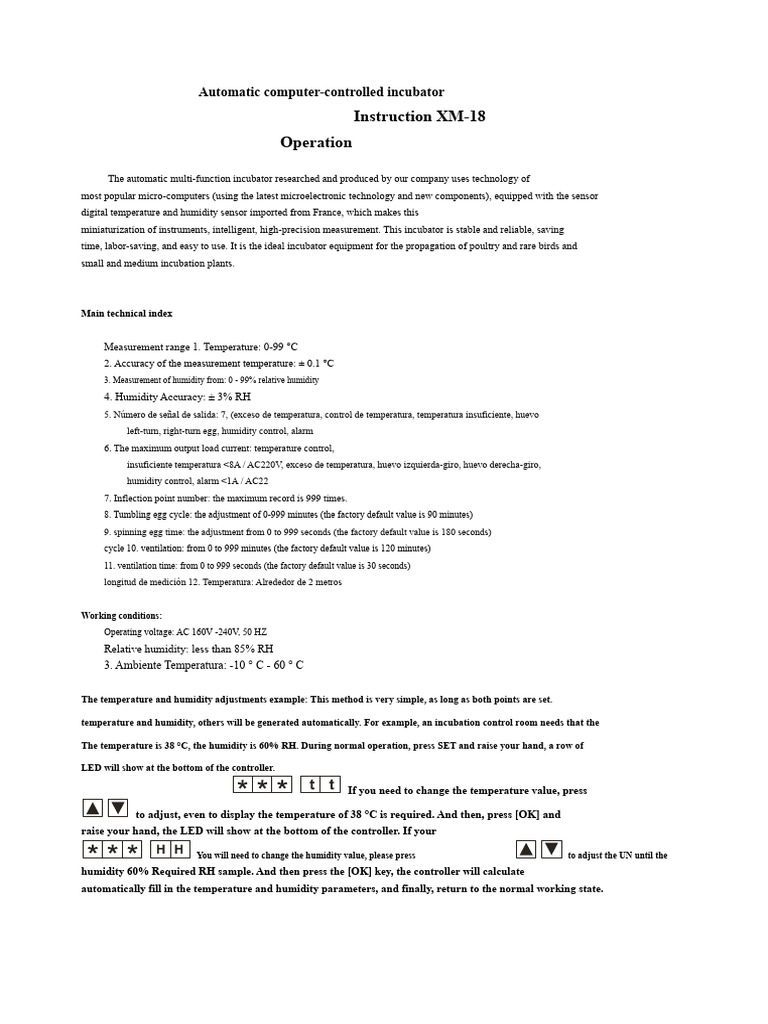 xm-18 | PDF | Sensor | Accuracy And Precision