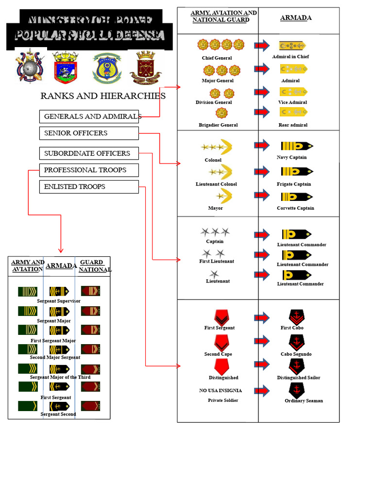Military Ranks and Hierarchies Overview | PDF