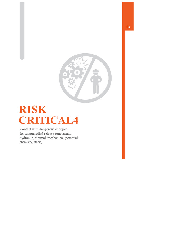 Critical Controls for Hazardous Energies | PDF | Risk | Access Control