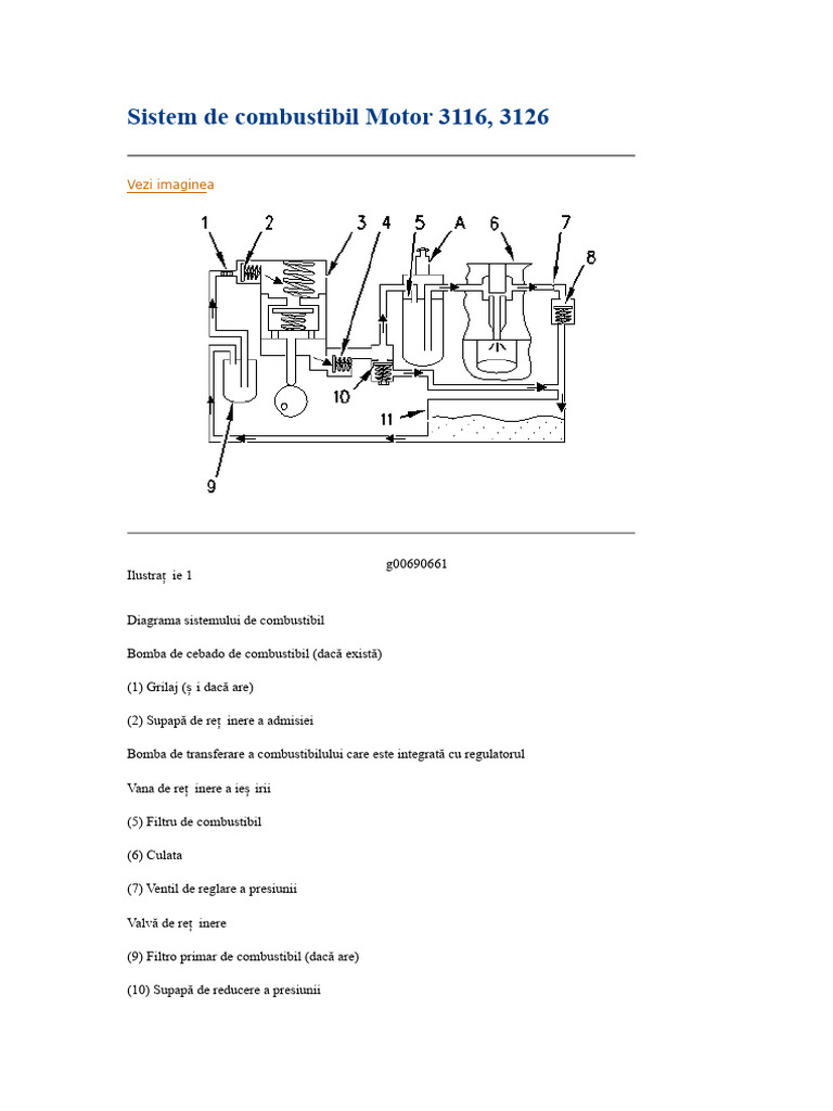 MOTOR 3116-Combustibil | PDF